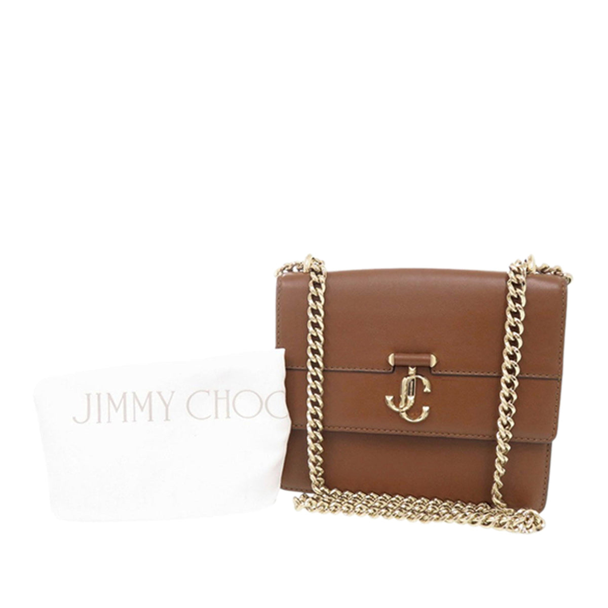 Jimmy Choo Leather Varenne Chain Crossbody