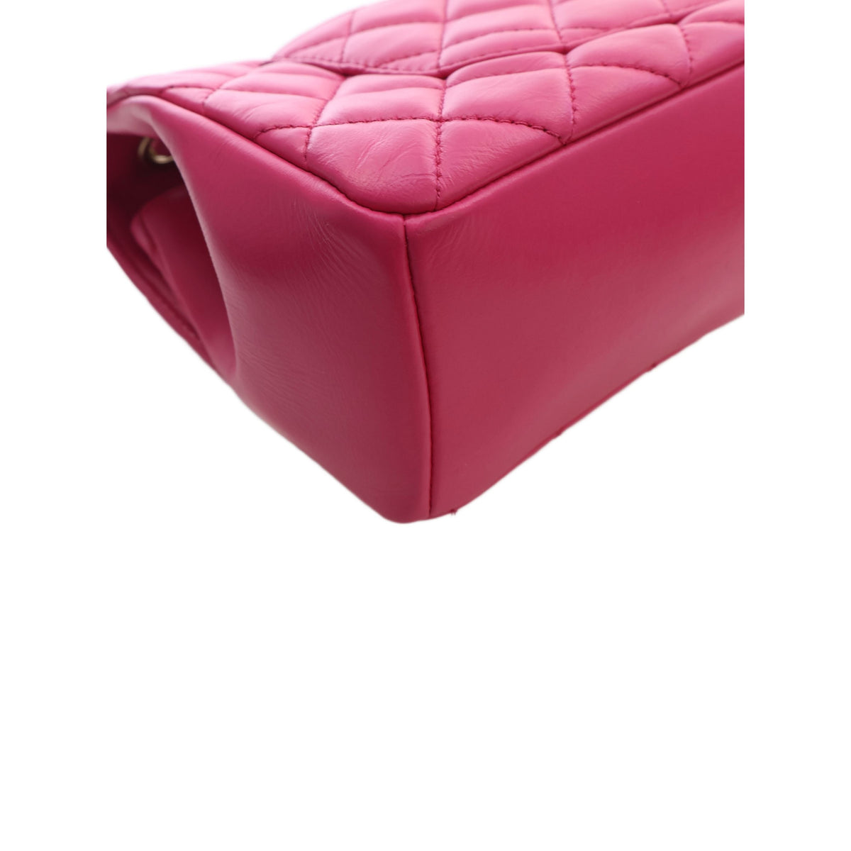 Chanel Medium Quilted Lambskin Mademoiselle Chic Flap — Pink