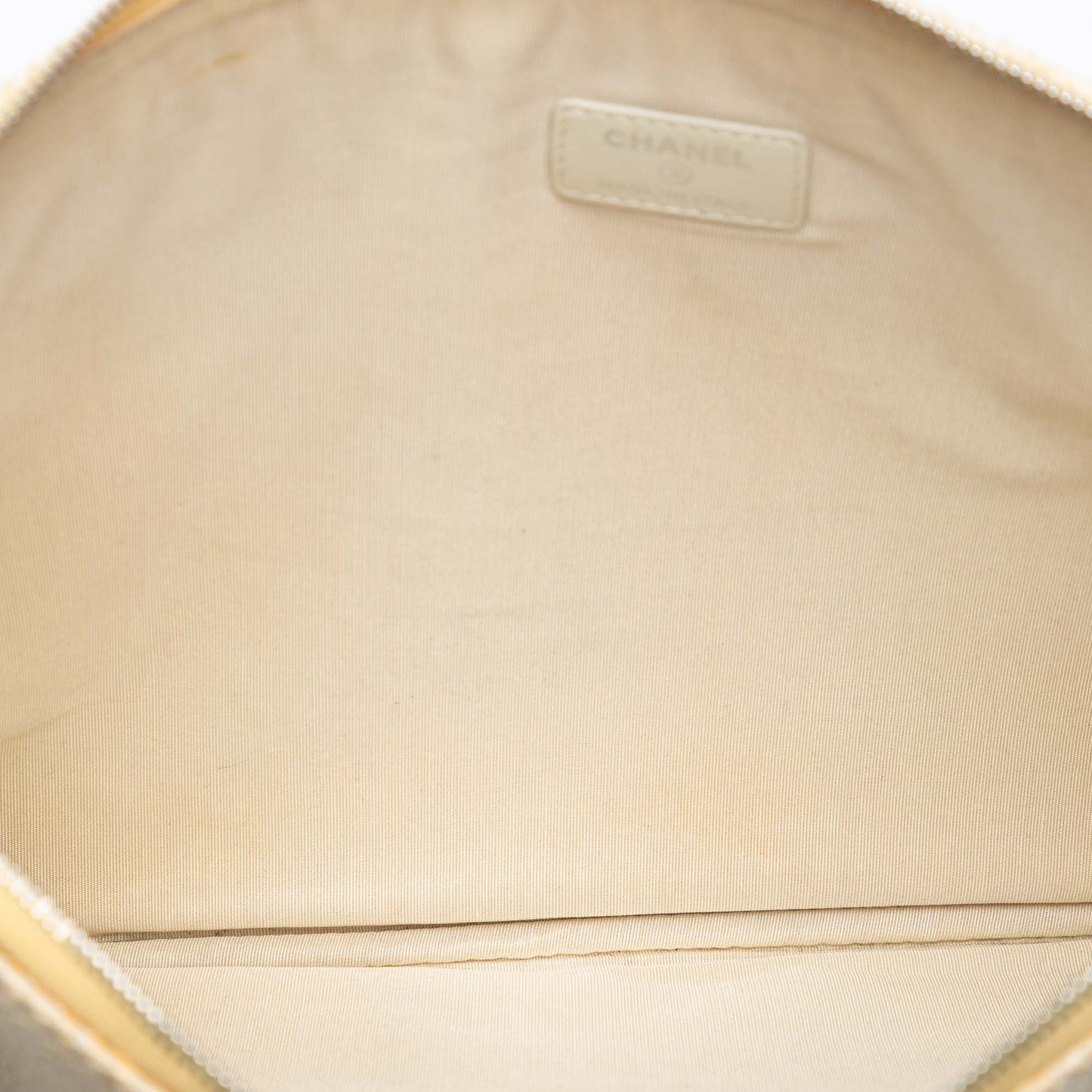 Large Raffia Deauville O Case Clutch