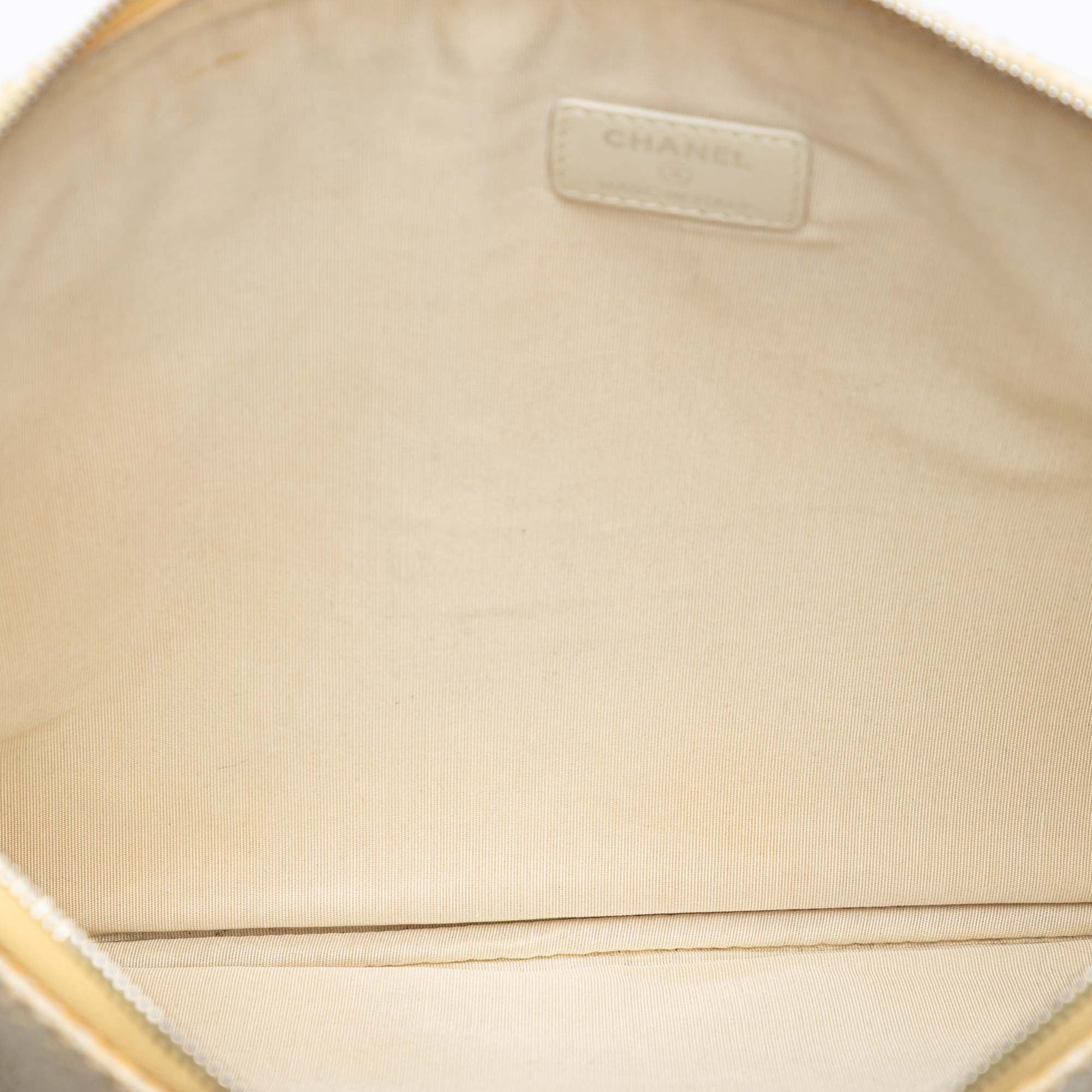 Large Raffia Deauville O Case Clutch
