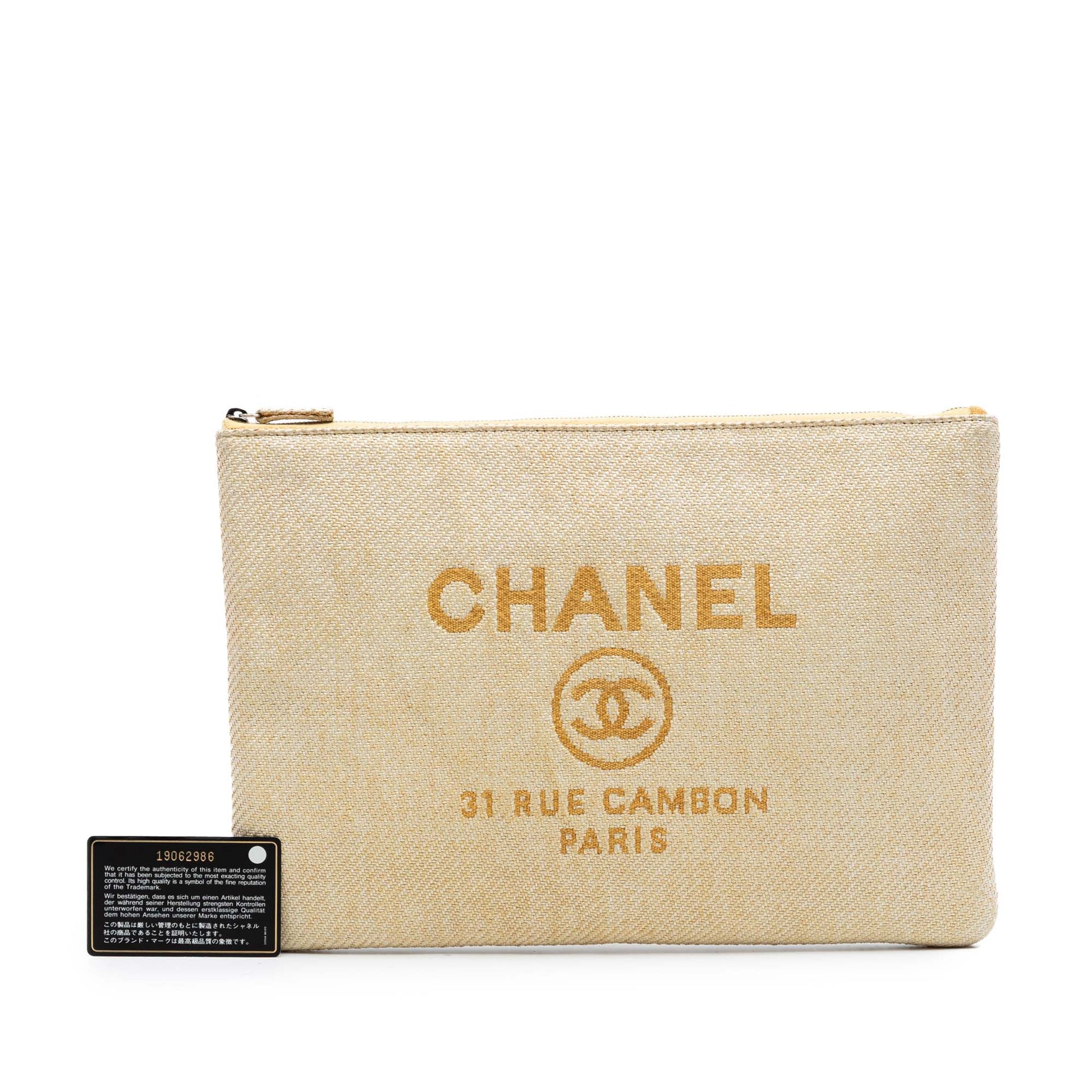 Large Raffia Deauville O Case Clutch