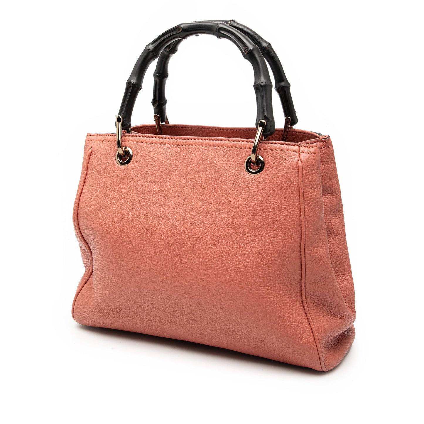 Gucci Small Calfskin Bamboo Shopper Satchel