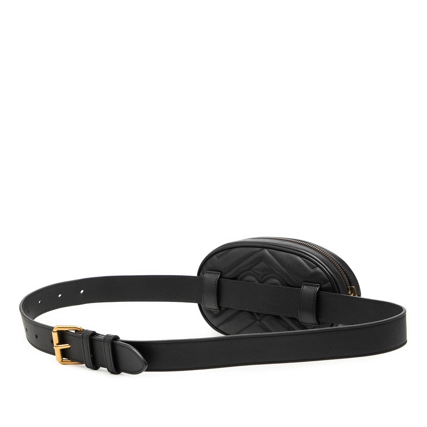Gucci GG Marmont Matelasse Leather Belt Bag