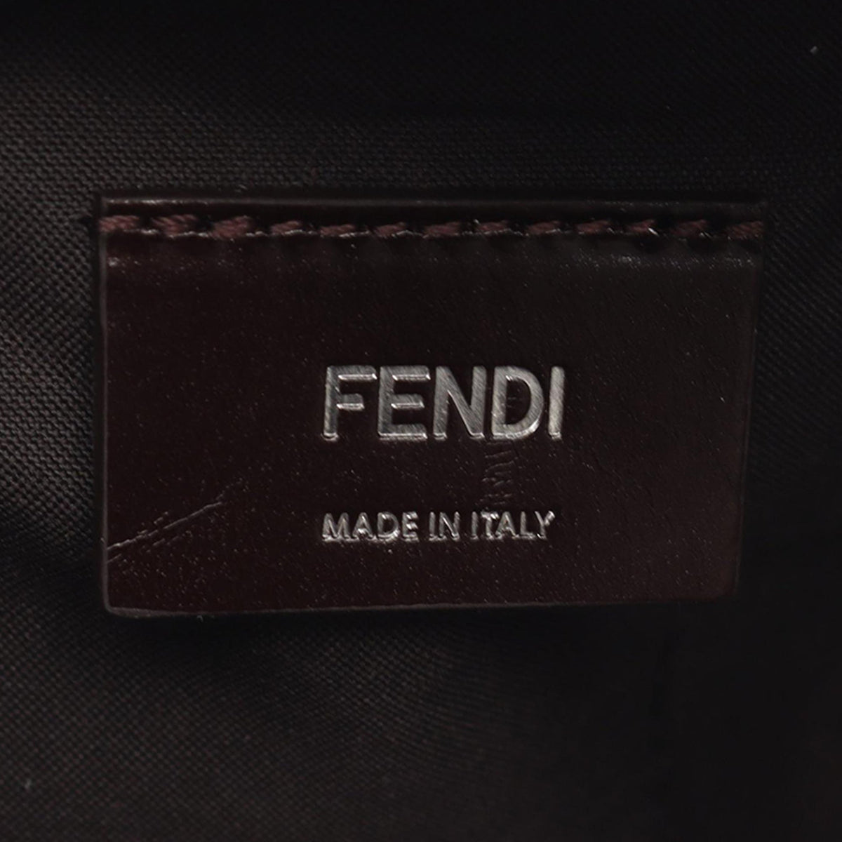 Fendi Small Zucca Coated Canvas Chiodo Diagonal Backpack
