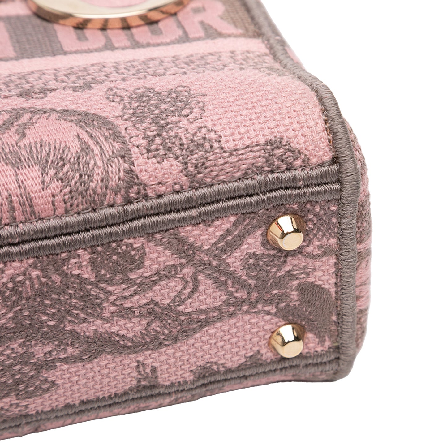 Dior Mini Embroidered Canvas Toile De Jouy Lady D Lite
