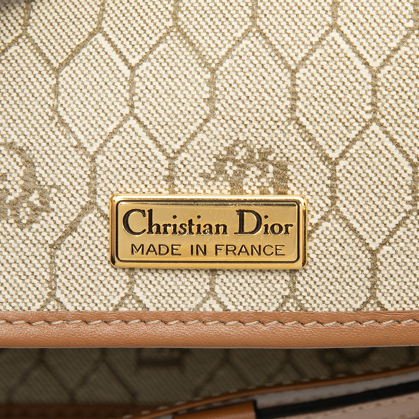 Dior Honeycomb Coated Canvas Crossbody