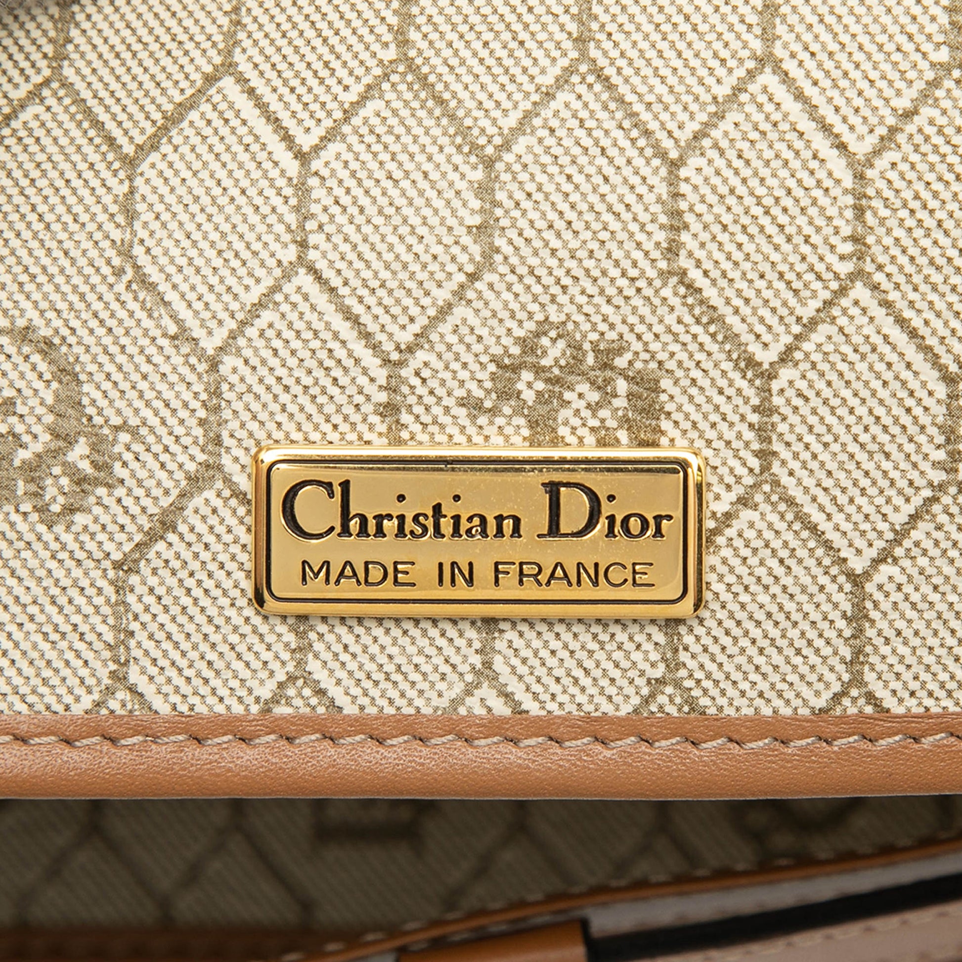 Dior Honeycomb Coated Canvas Crossbody