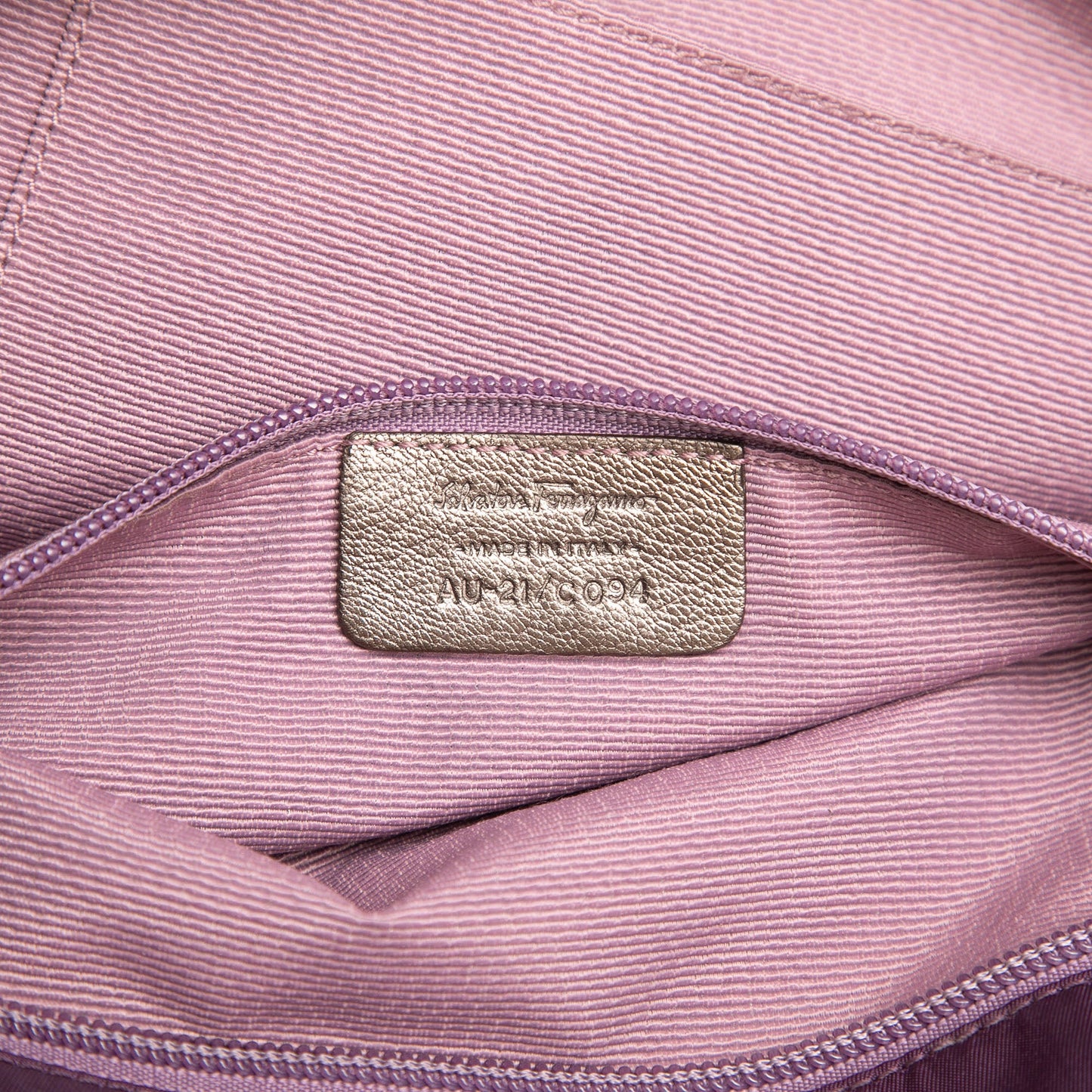 Ferragamo Nylon Crystal Embellished Satchel