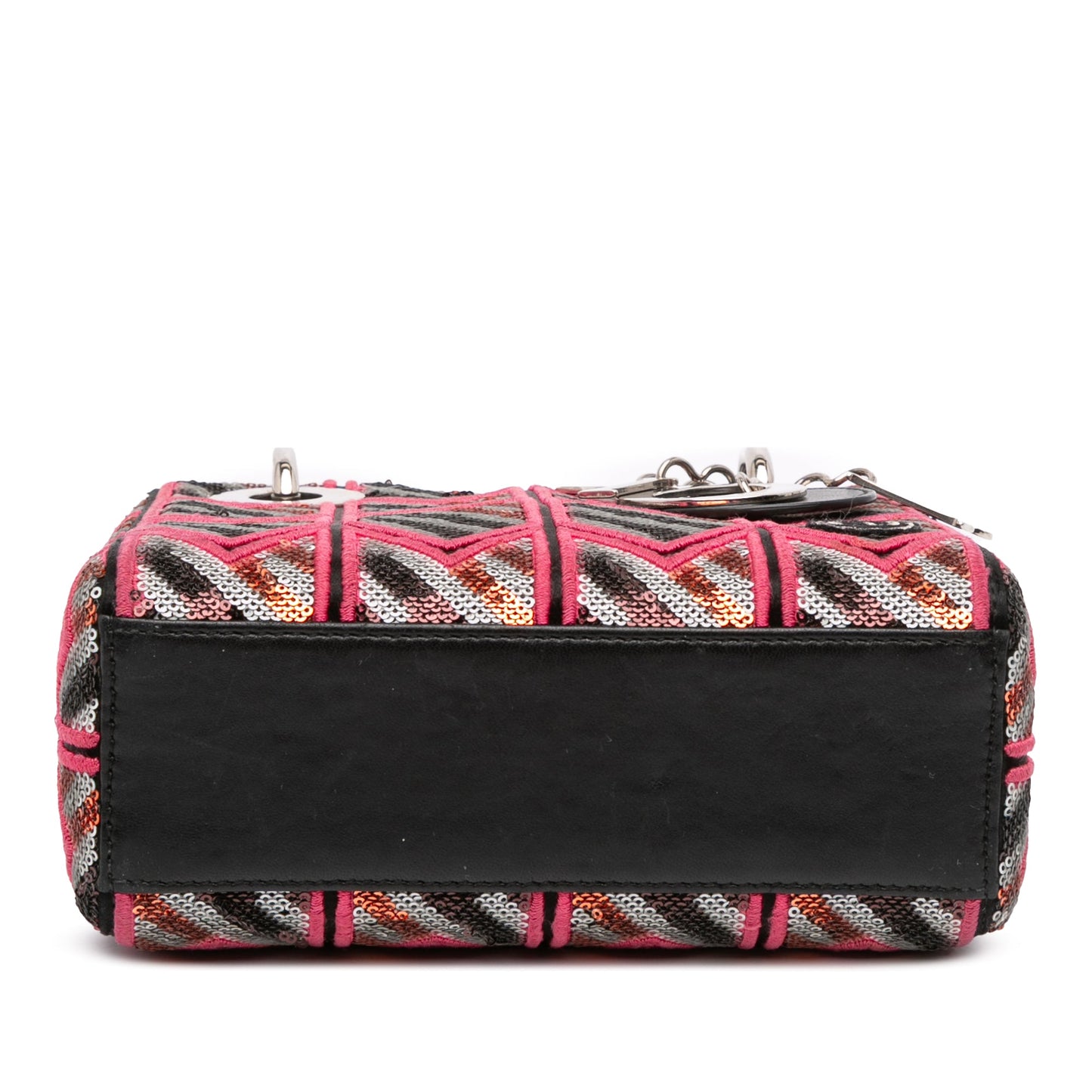 Dior Mini Patent Sequined Lady Dior