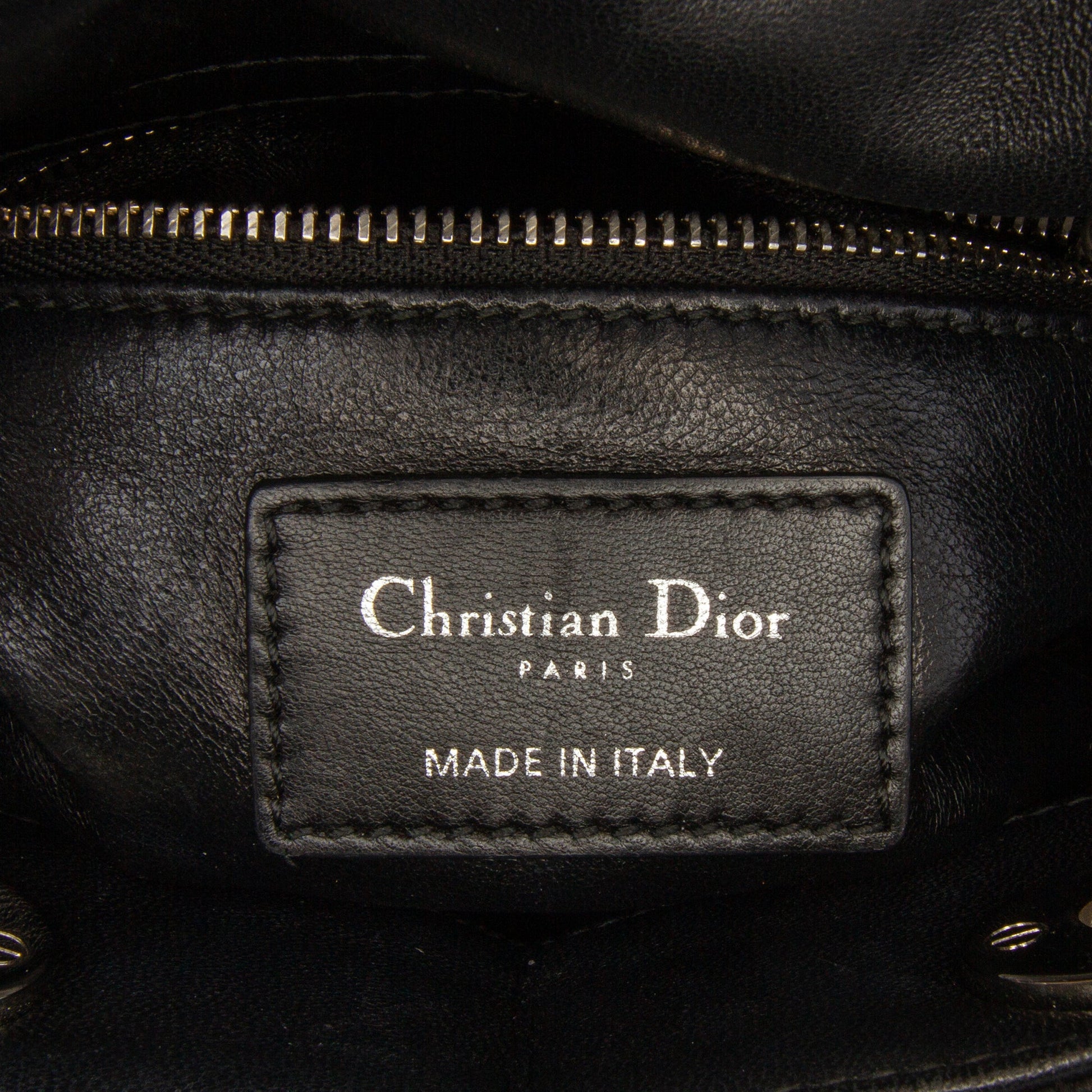 Dior Mini Patent Sequined Lady Dior