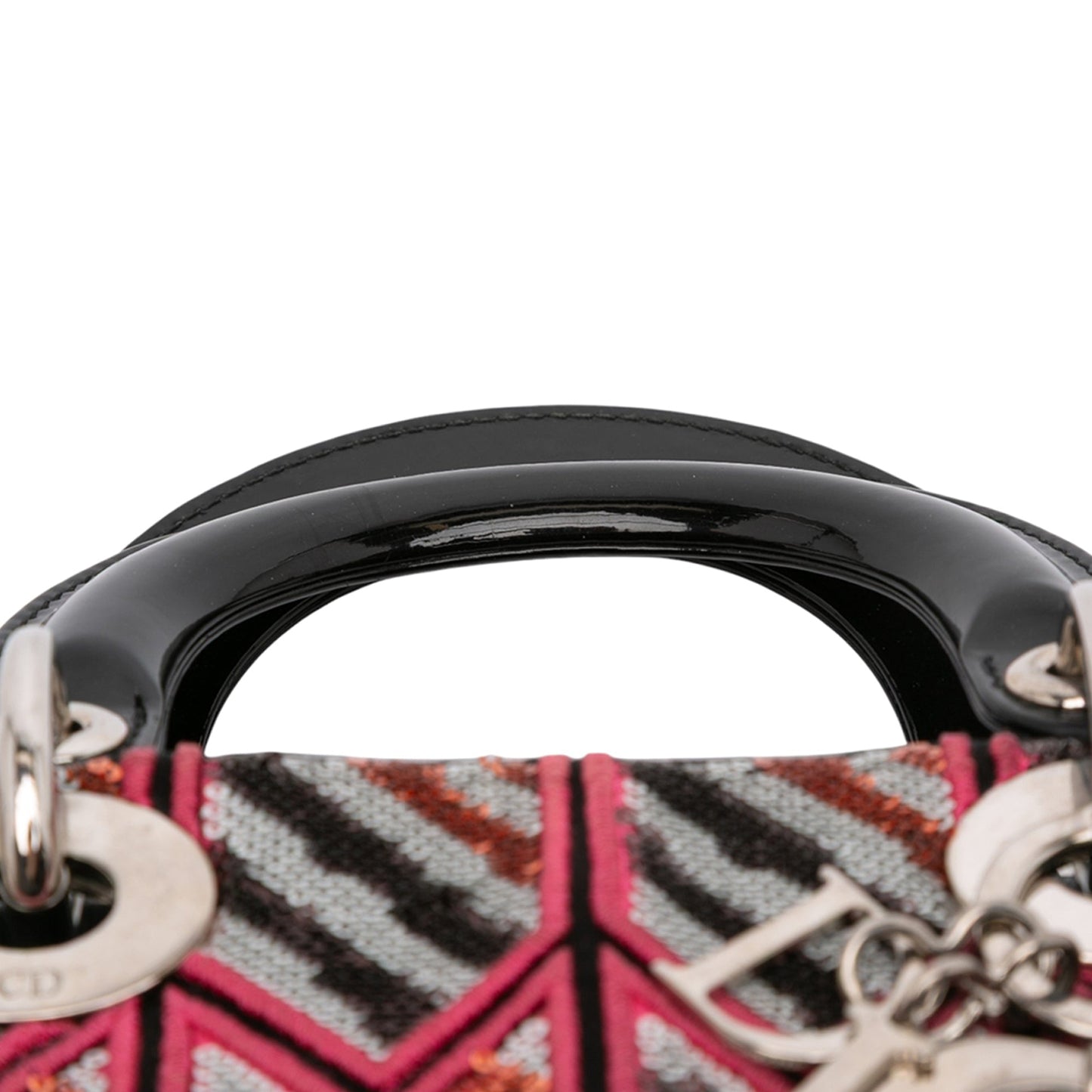 Dior Mini Patent Sequined Lady Dior
