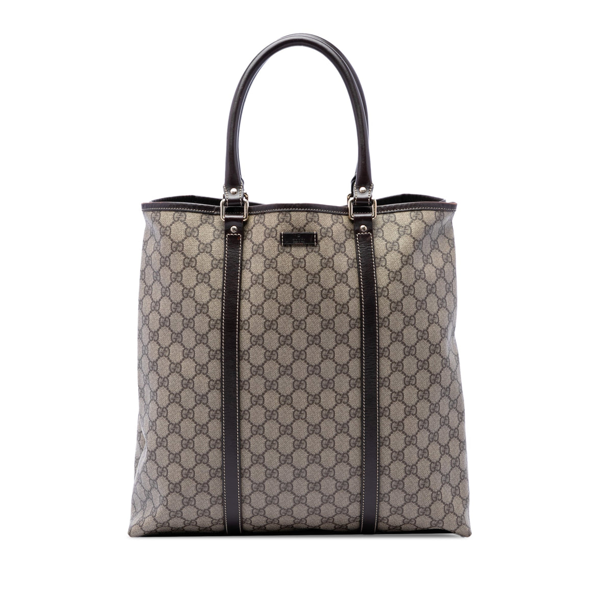 Gucci GG Supreme Joy Vertical Tote — Beige