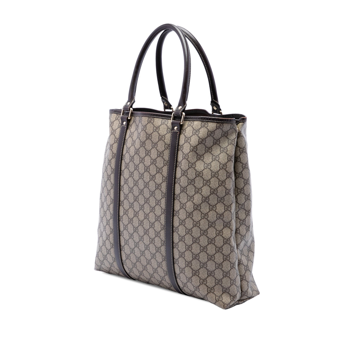 Gucci GG Supreme Joy Vertical Tote — Beige
