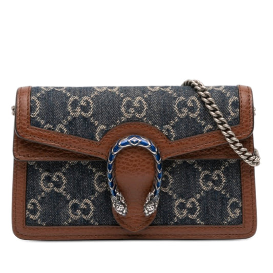 Gucci Mini GG Denim Dionysus Crossbody