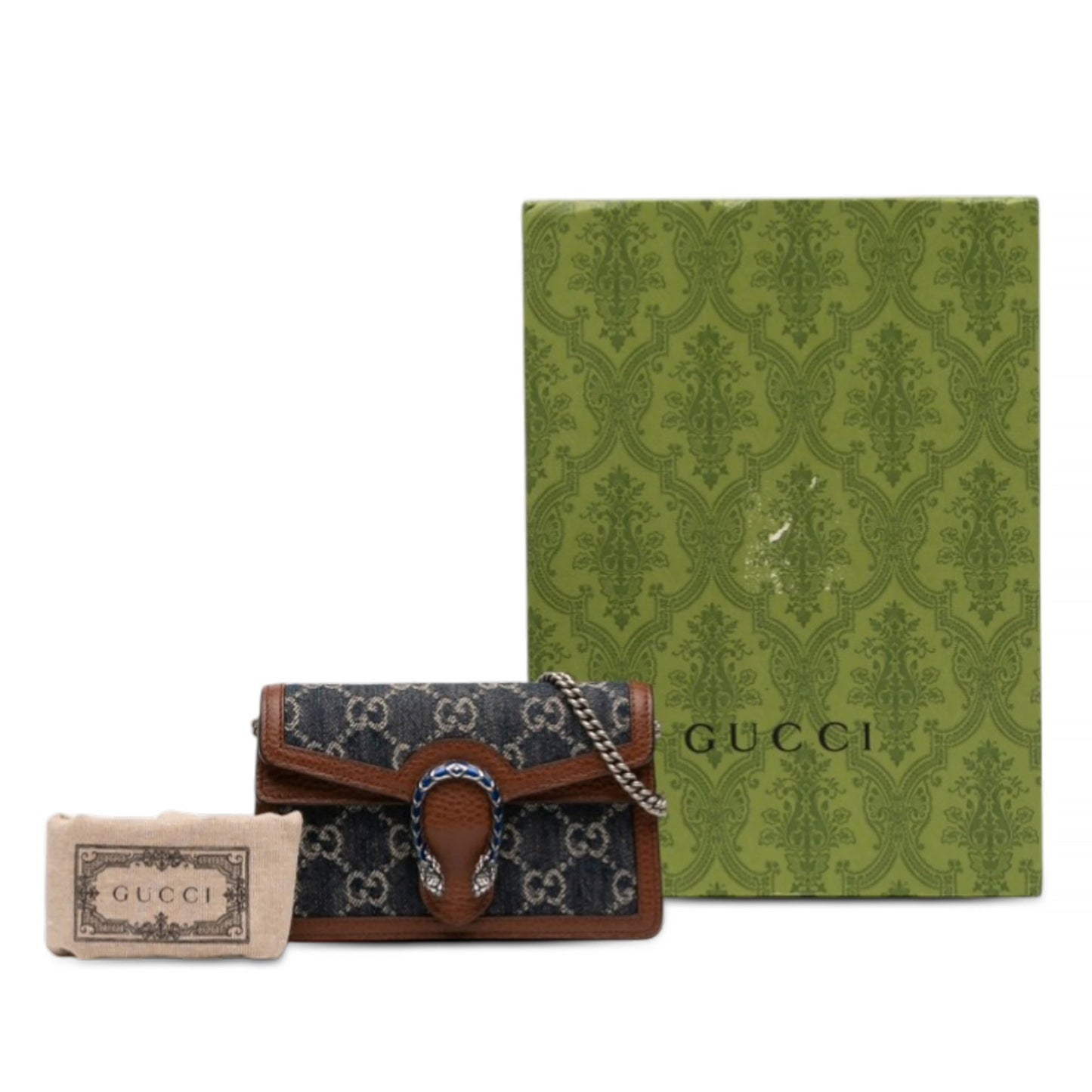 Gucci Mini GG Denim Dionysus Crossbody
