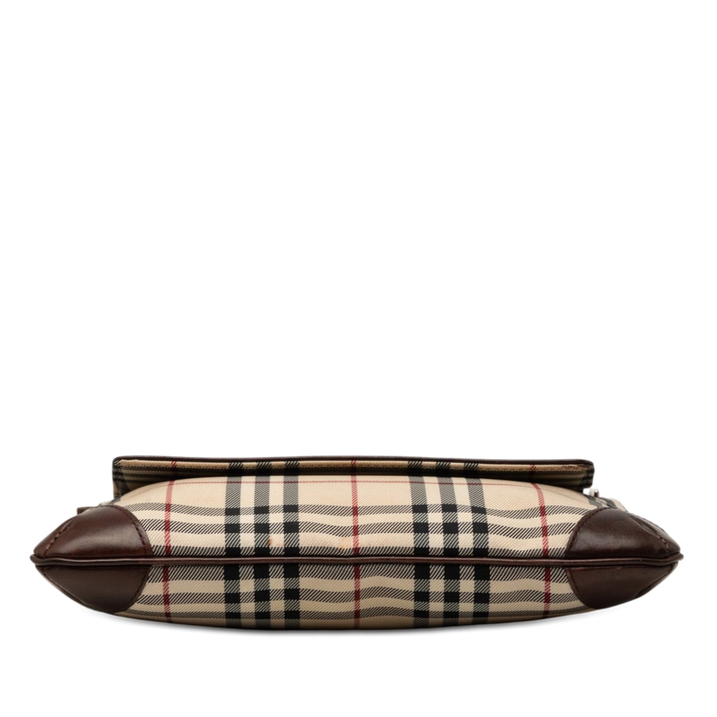 Burberry House Check Canvas Flap Crossbody