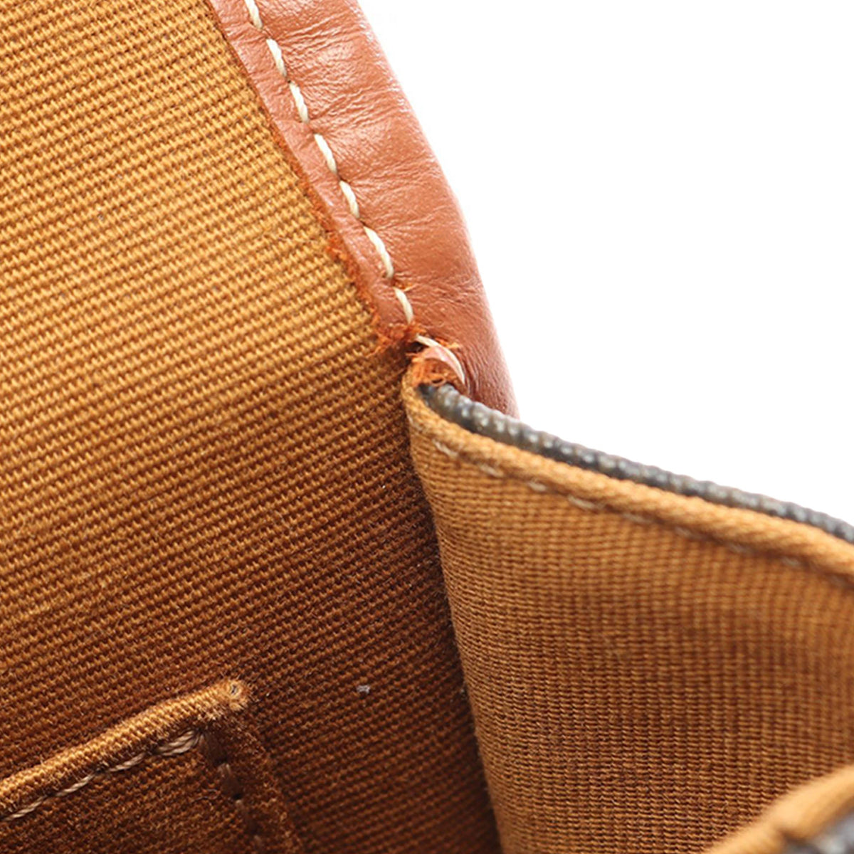 Celine Medium Triomphe Coated Canvas Folco Crossbody — Brown