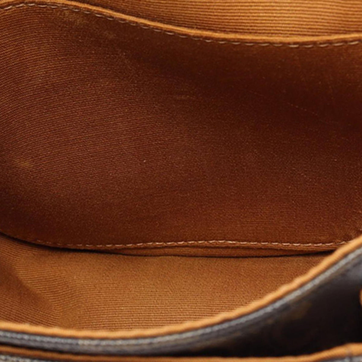 Celine Medium Triomphe Coated Canvas Folco Crossbody — Brown