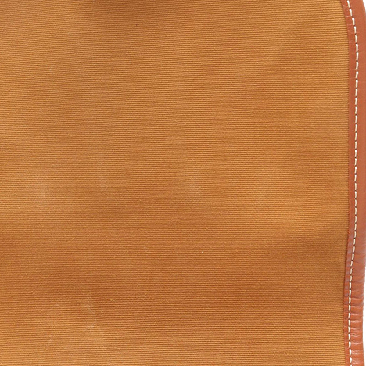 Celine Medium Triomphe Coated Canvas Folco Crossbody — Brown