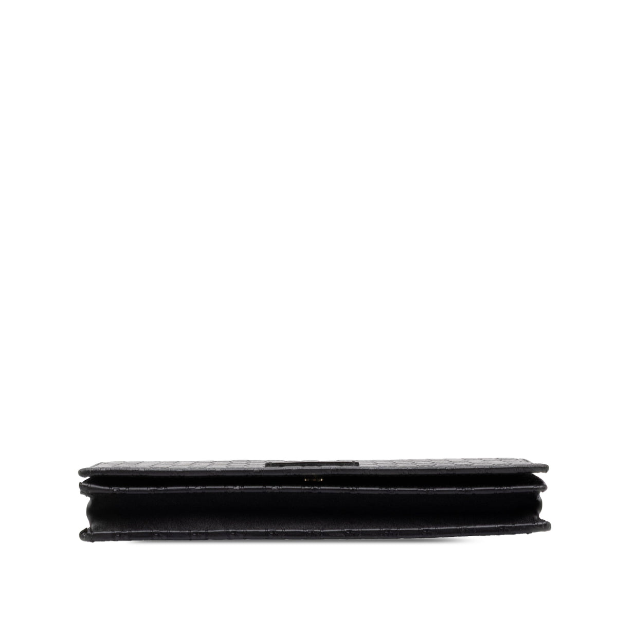 Gucci Microguccissima Wallet on Strap — Black
