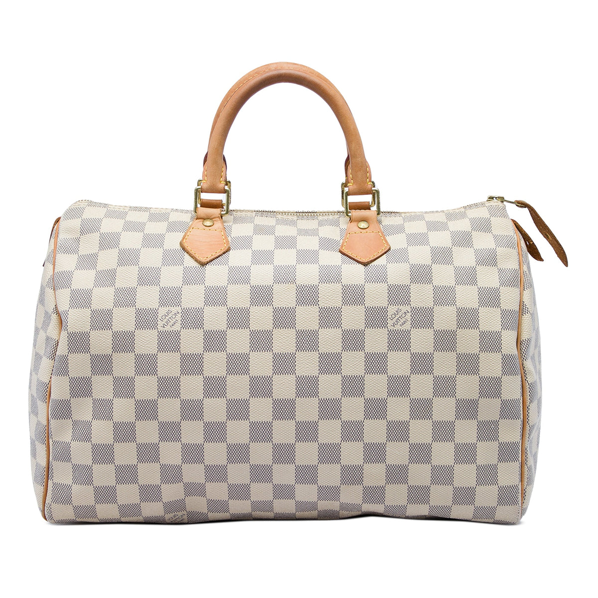 Louis Vuitton Damier Azur Speedy 35 — White