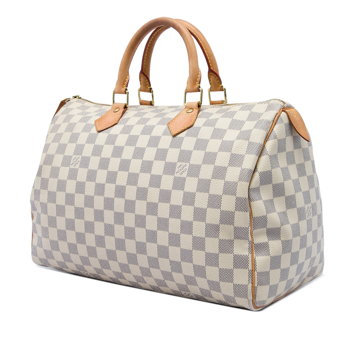 Louis Vuitton Damier Azur Speedy 35 — White