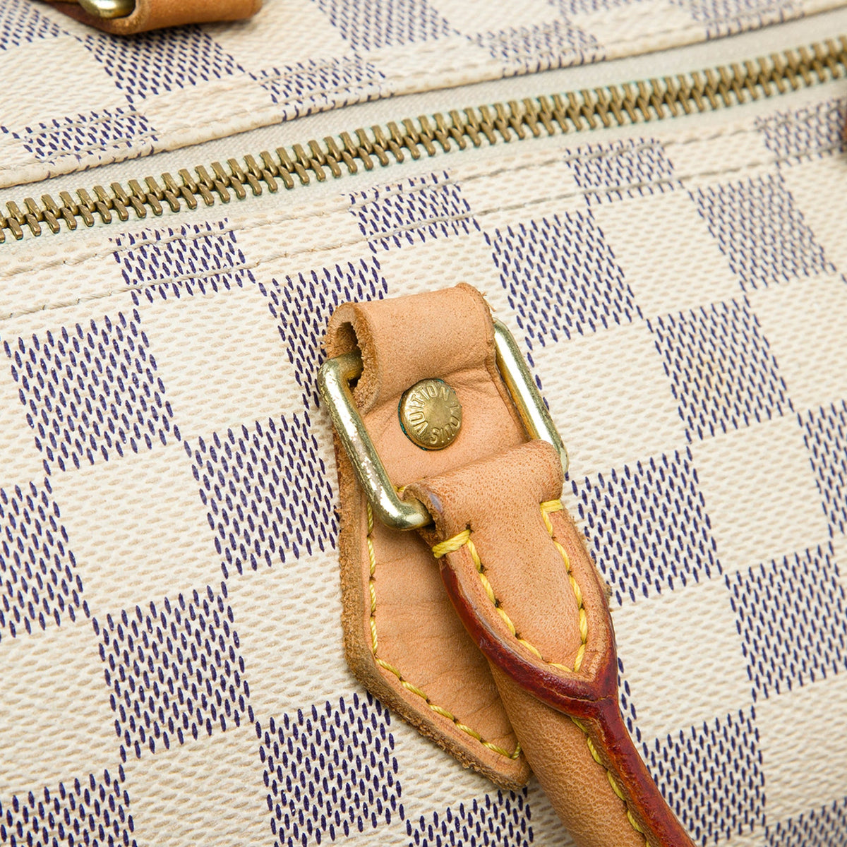 Louis Vuitton Damier Azur Speedy 35 — White