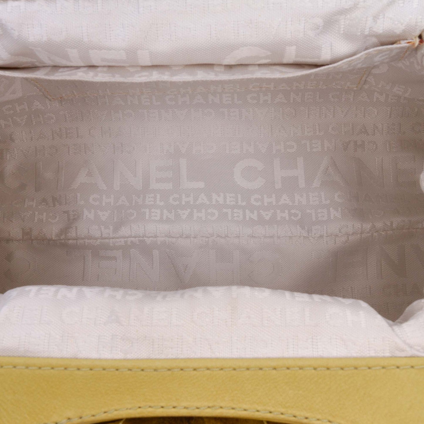 Chanel Lambskin Camellia Frame Clutch