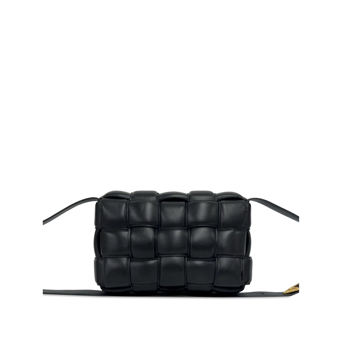Bottega Veneta Nappa Intrecciato Padded Cassette Crossbody — Black