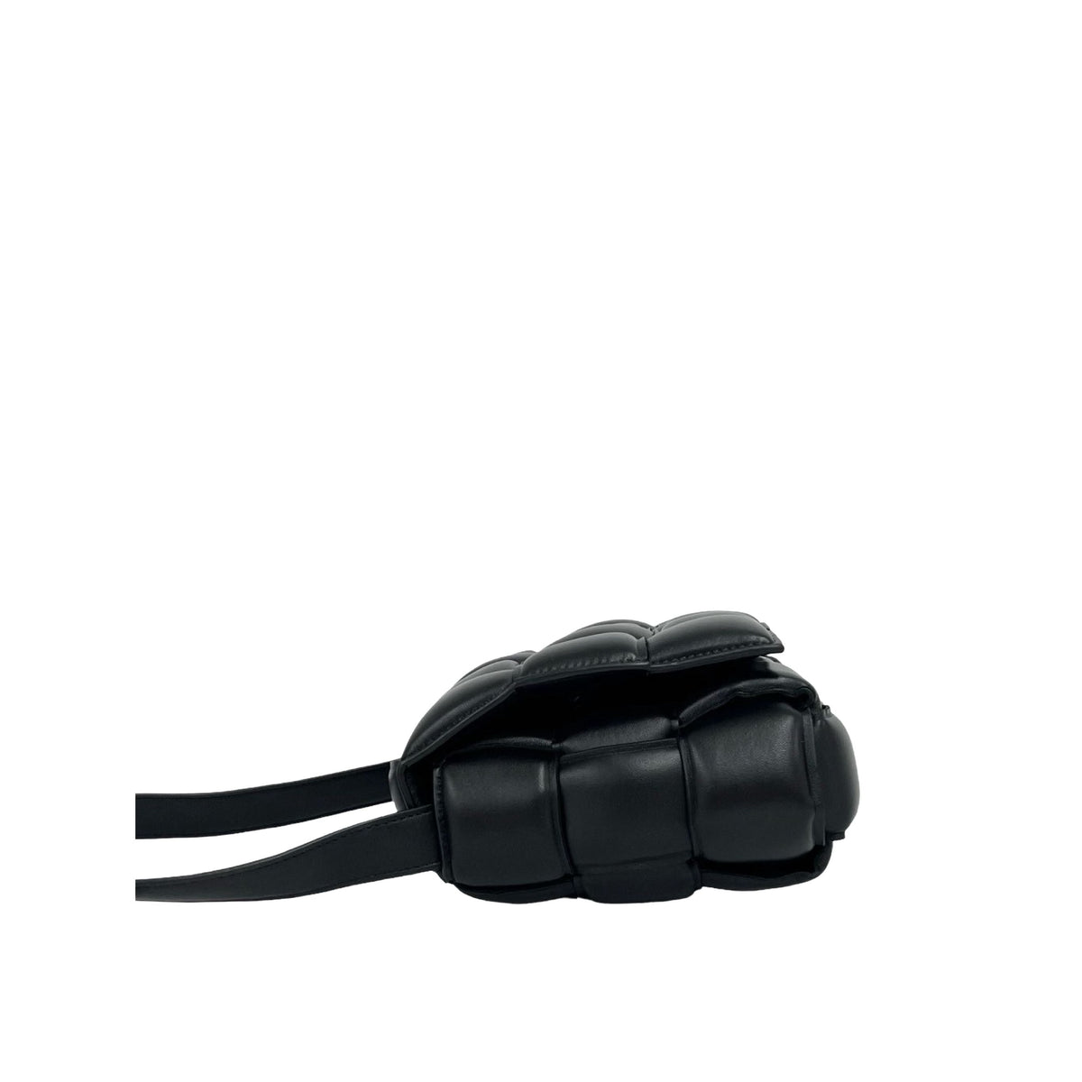 Bottega Veneta Nappa Intrecciato Padded Cassette Crossbody — Black