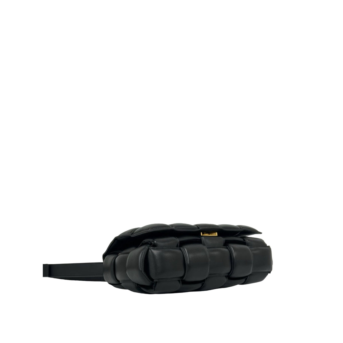 Bottega Veneta Nappa Intrecciato Padded Cassette Crossbody — Black