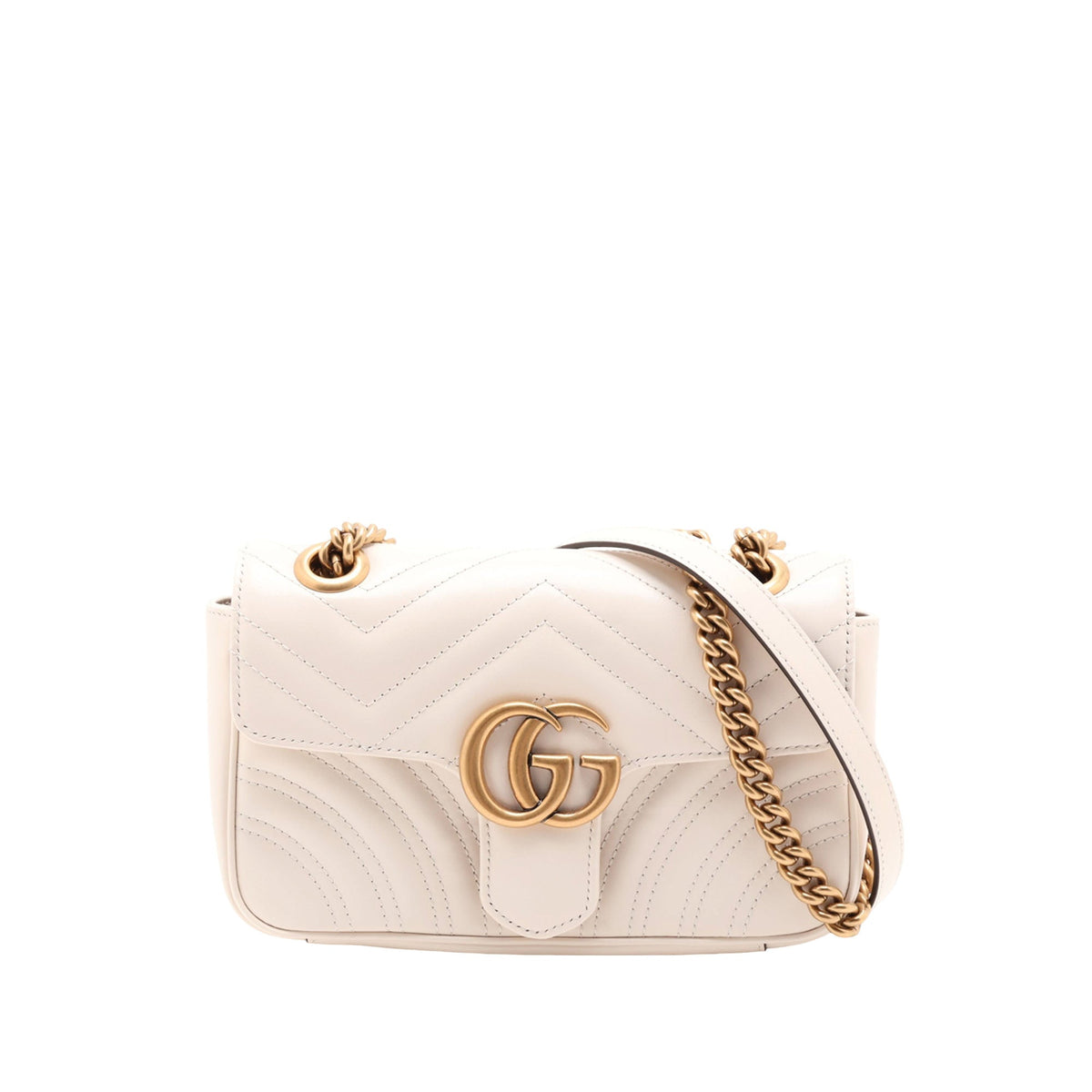 Gucci Small GG Marmont Matelasse Calfskin Shoulder Bag