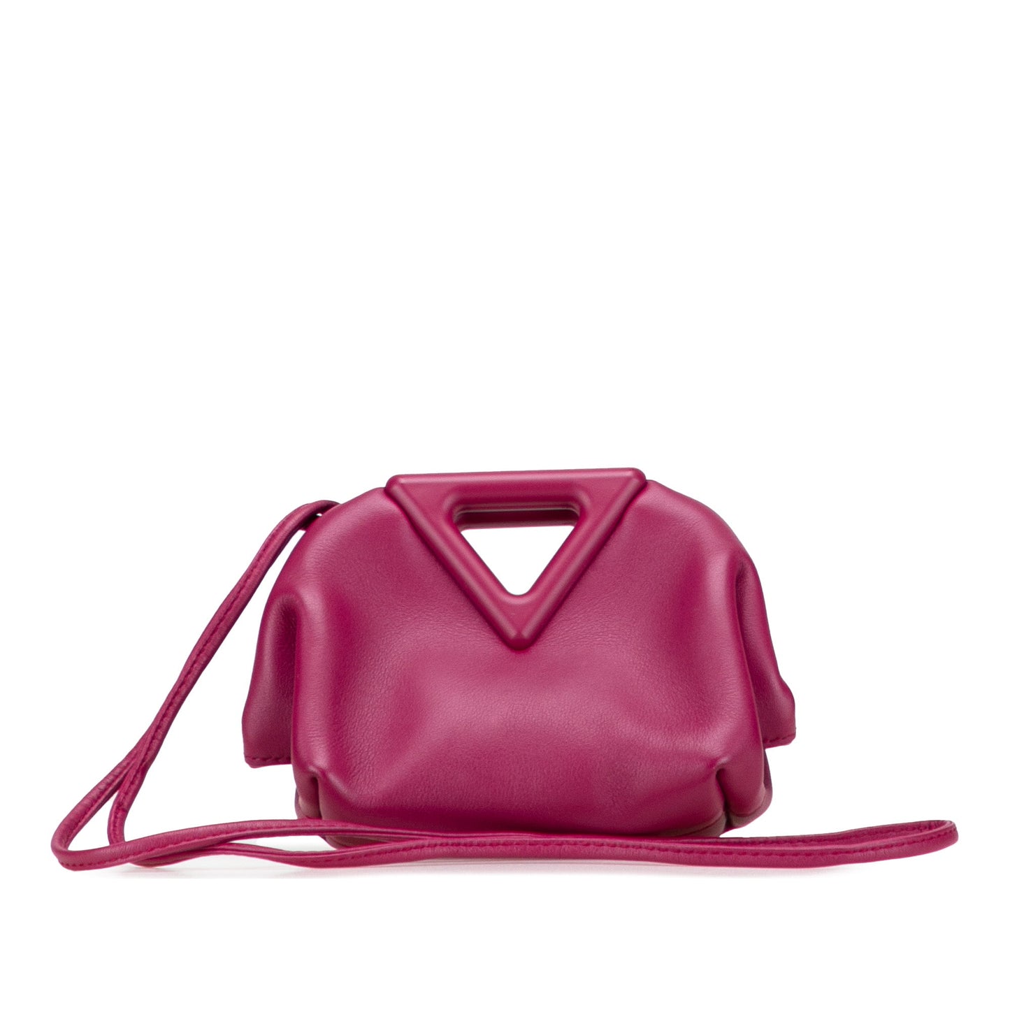 Bottega Veneta Leather Point Coin Purse Satchel