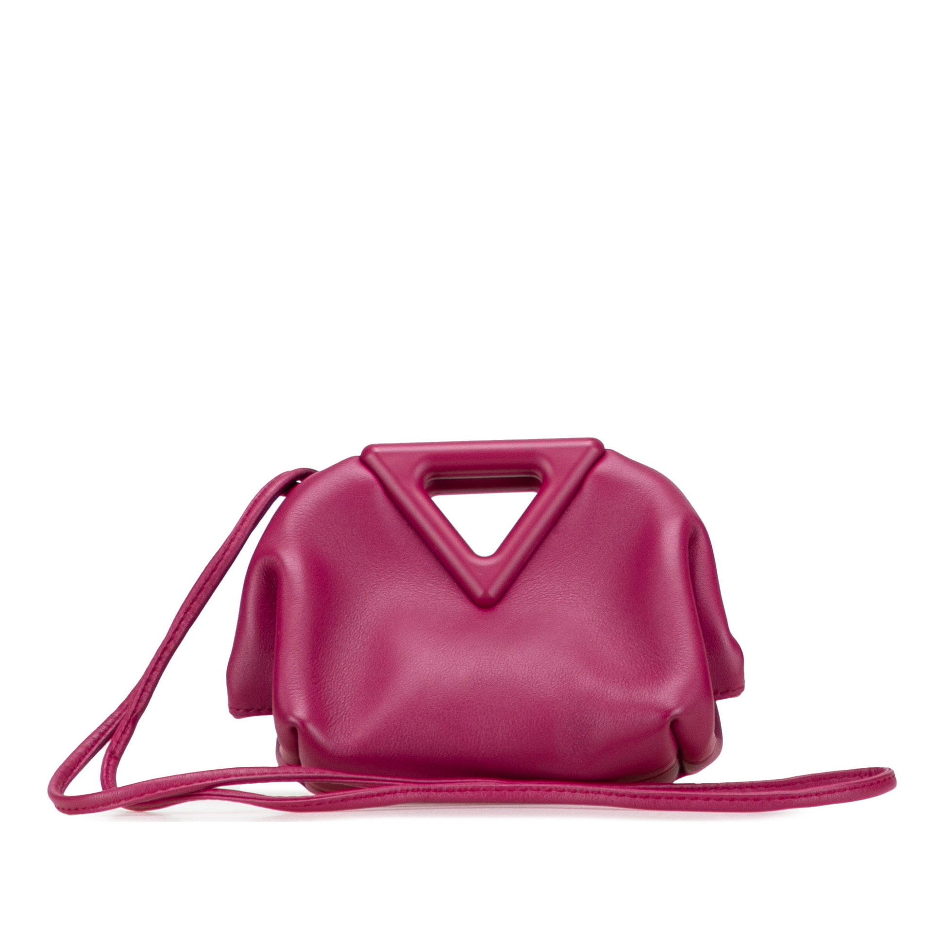 Bottega Veneta Leather Point Coin Purse Satchel