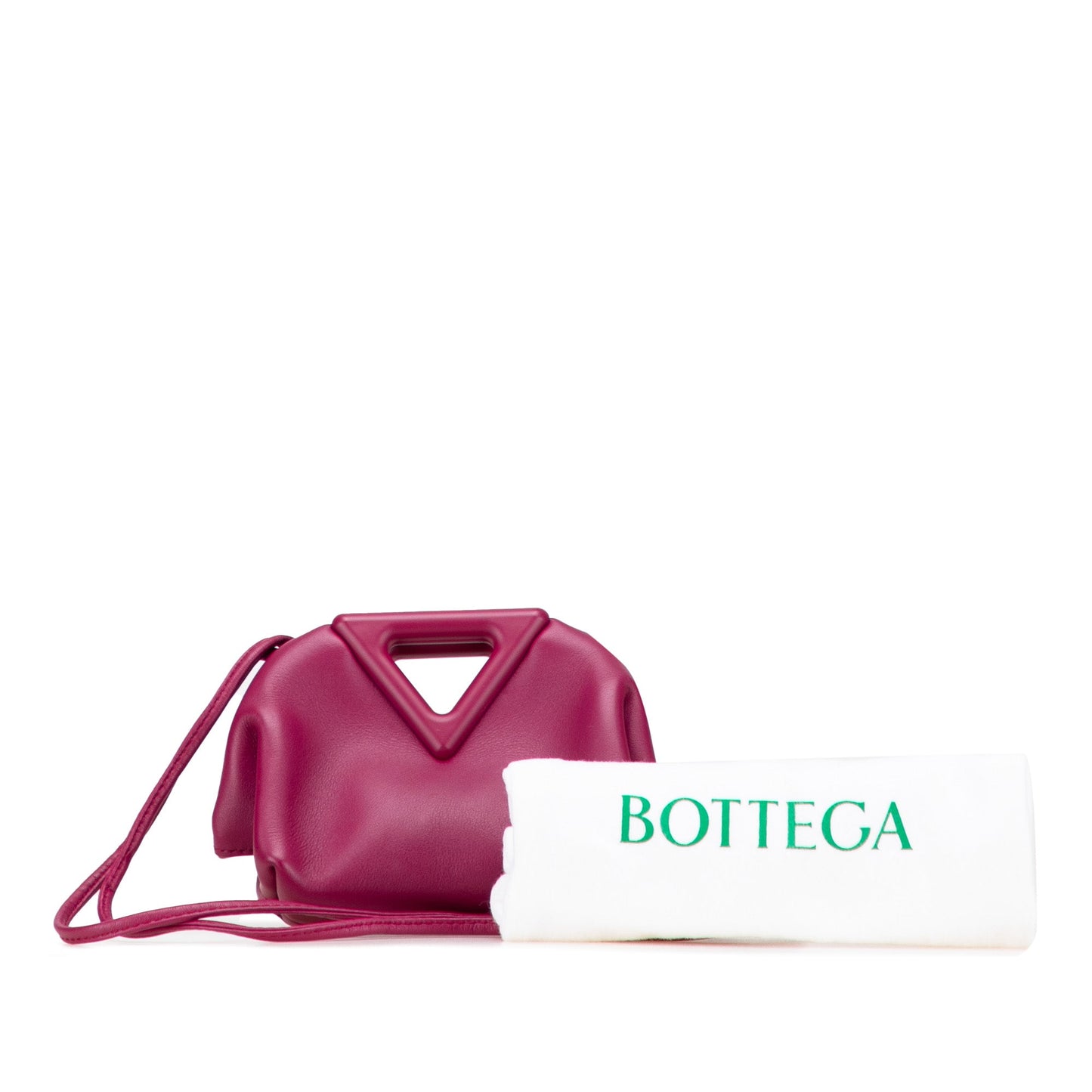 Bottega Veneta Leather Point Coin Purse Satchel