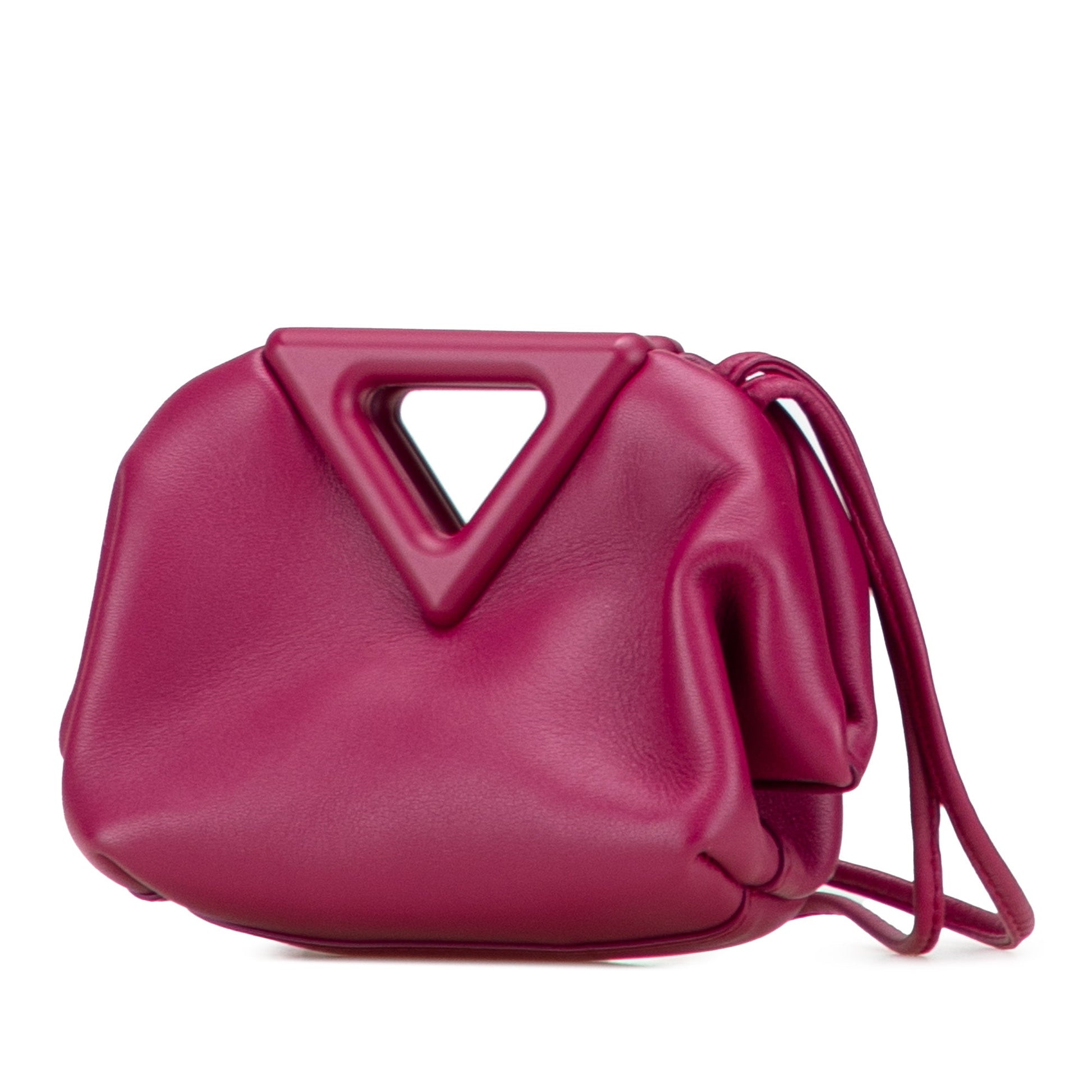 Bottega Veneta Leather Point Coin Purse Satchel