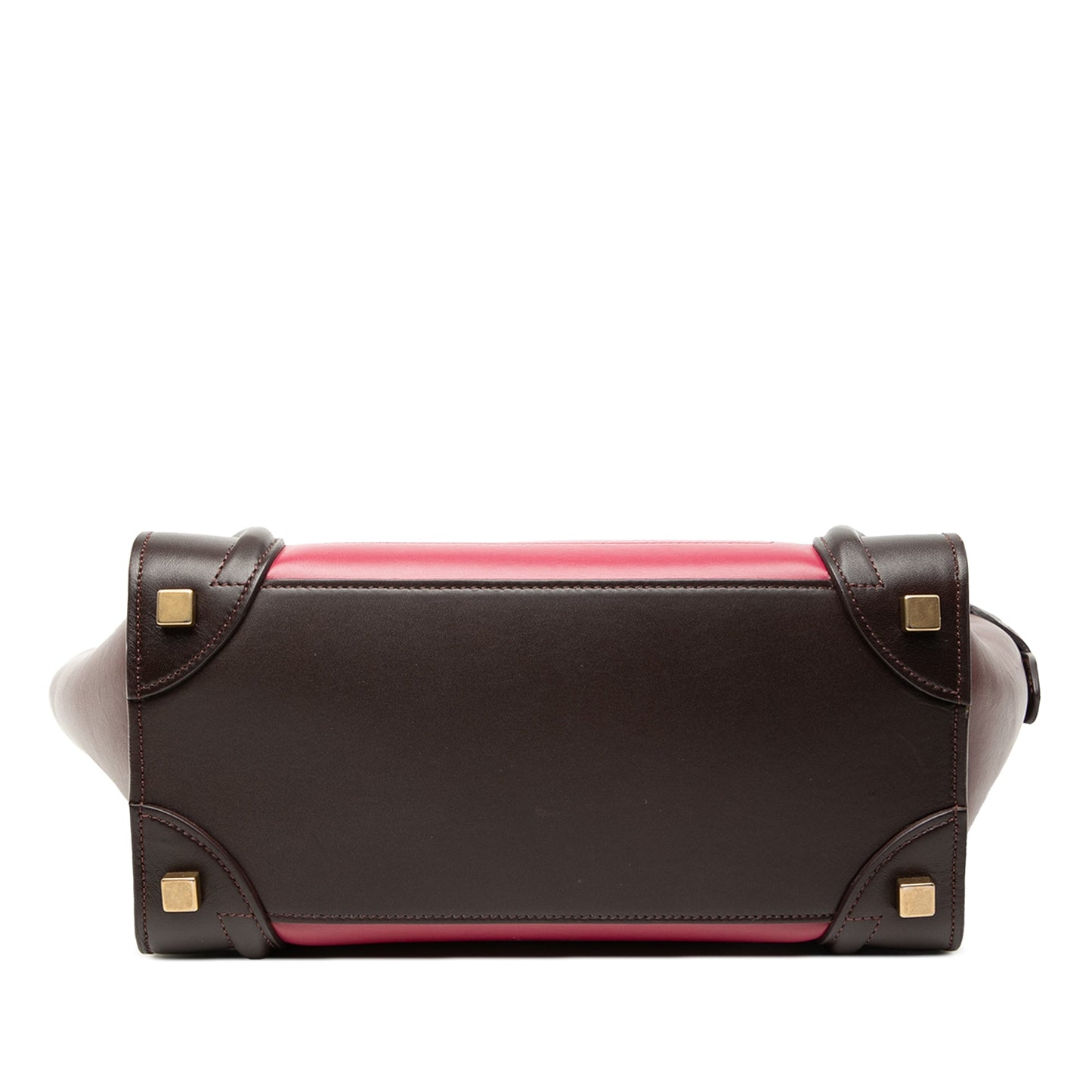 Celine Micro Tricolor Leather Luggage Tote