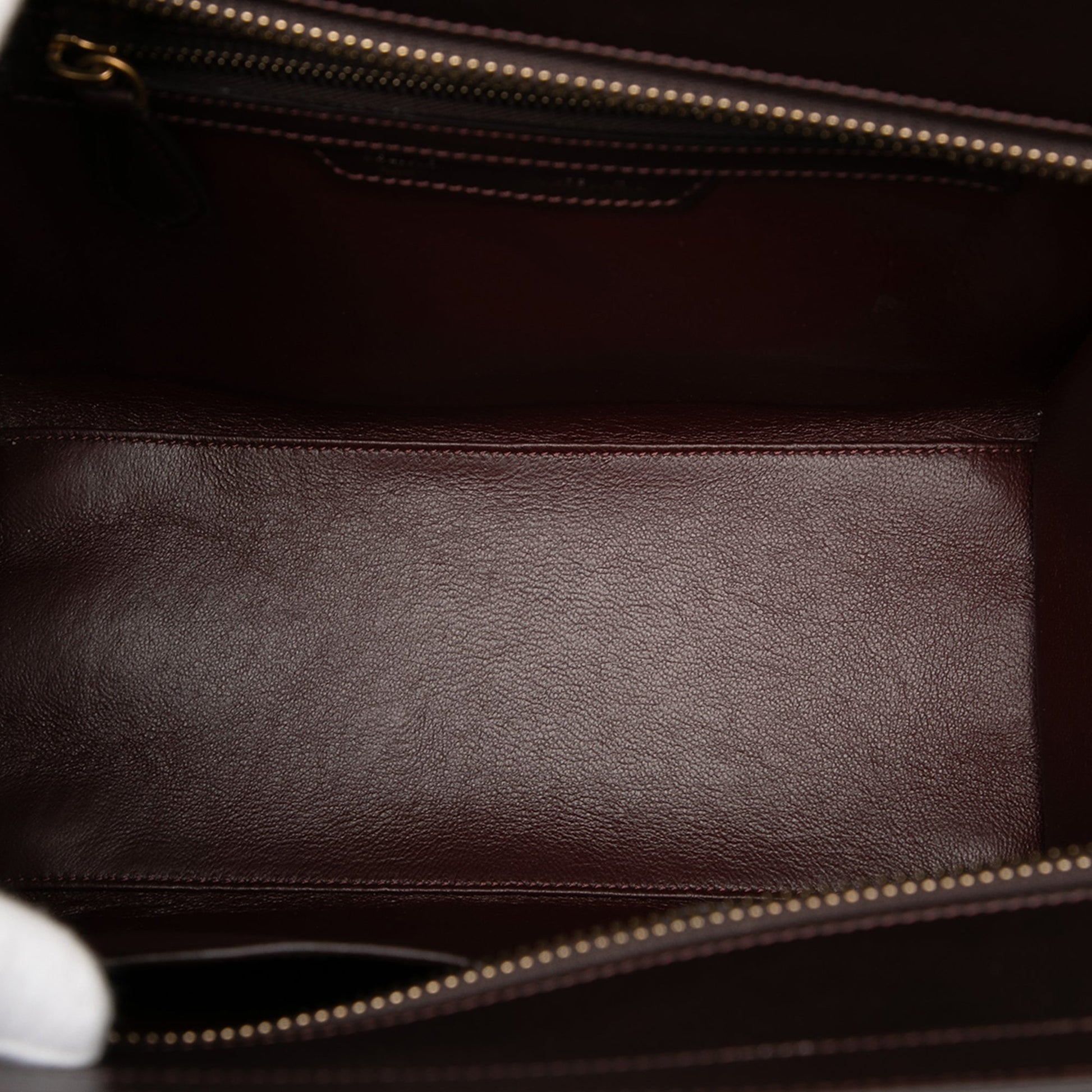 Celine Micro Tricolor Leather Luggage Tote