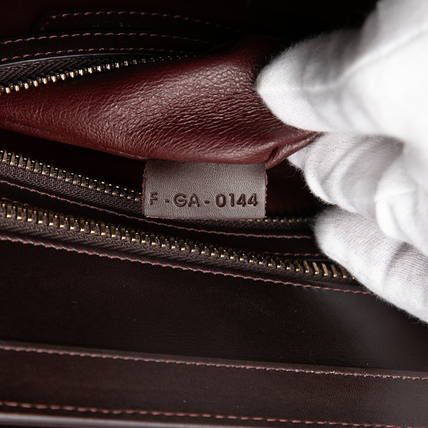 Celine Micro Tricolor Leather Luggage Tote