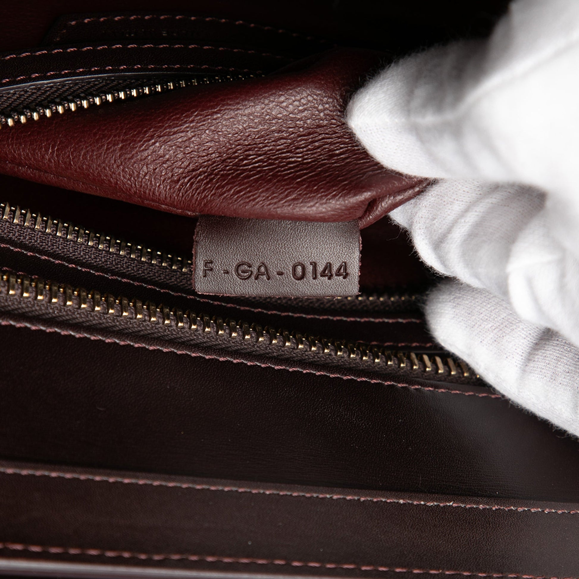 Celine Micro Tricolor Leather Luggage Tote