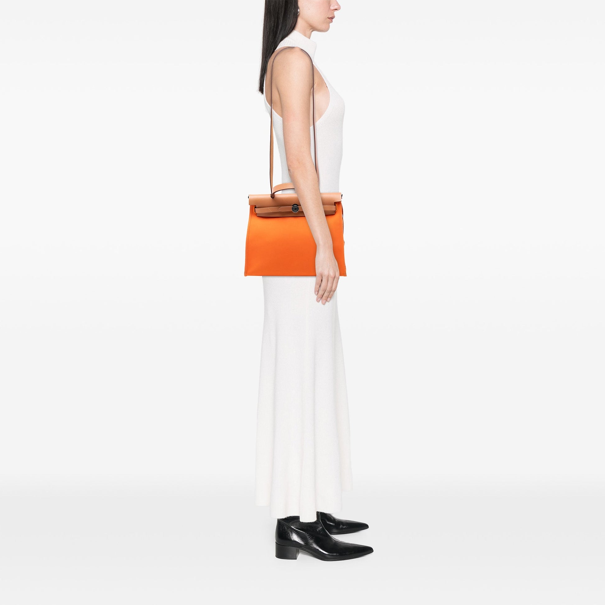 Hermès Toile Herbag Zip 31