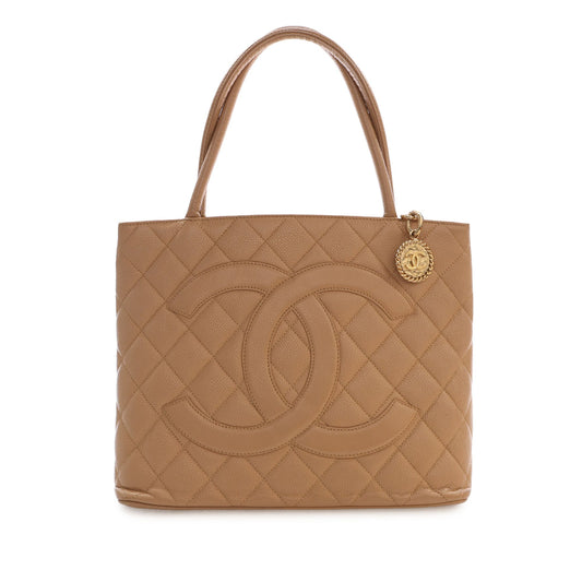 Chanel Caviar Medallion Tote