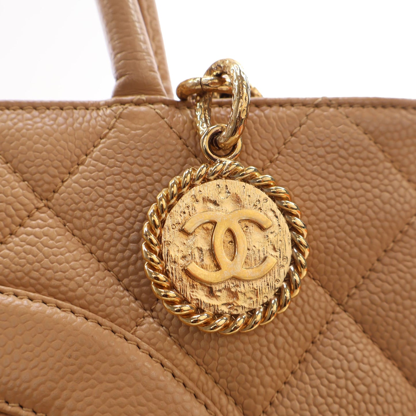 Chanel Caviar Medallion Tote