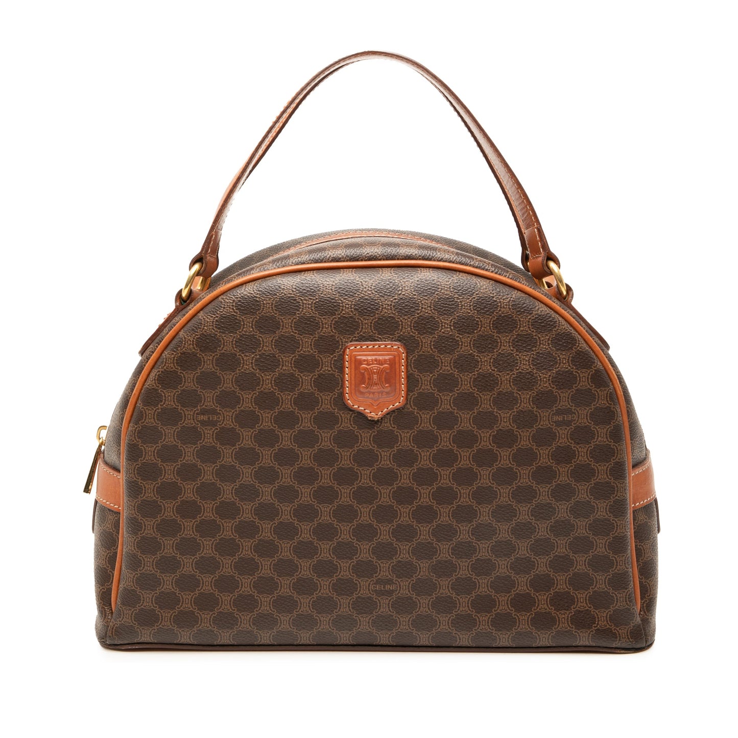 Celine Macadam Coated Canvas Dome Handbag