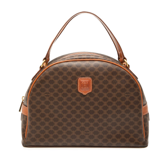 Celine Macadam Coated Canvas Dome Handbag