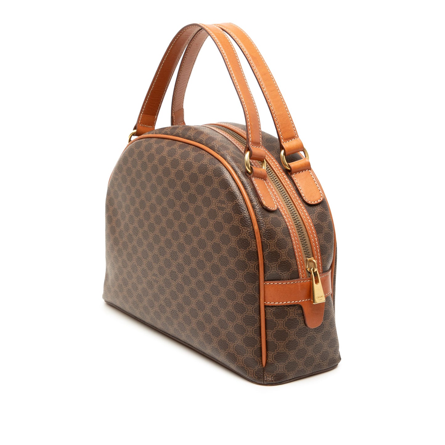 Celine Macadam Coated Canvas Dome Handbag