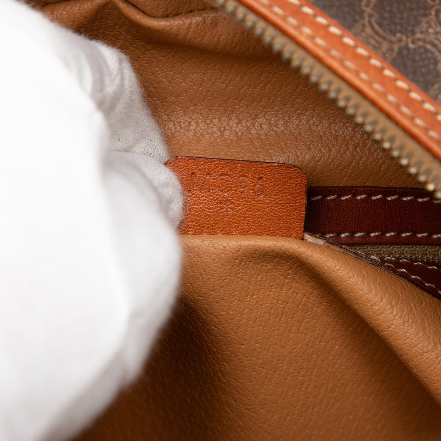 Celine Macadam Coated Canvas Dome Handbag