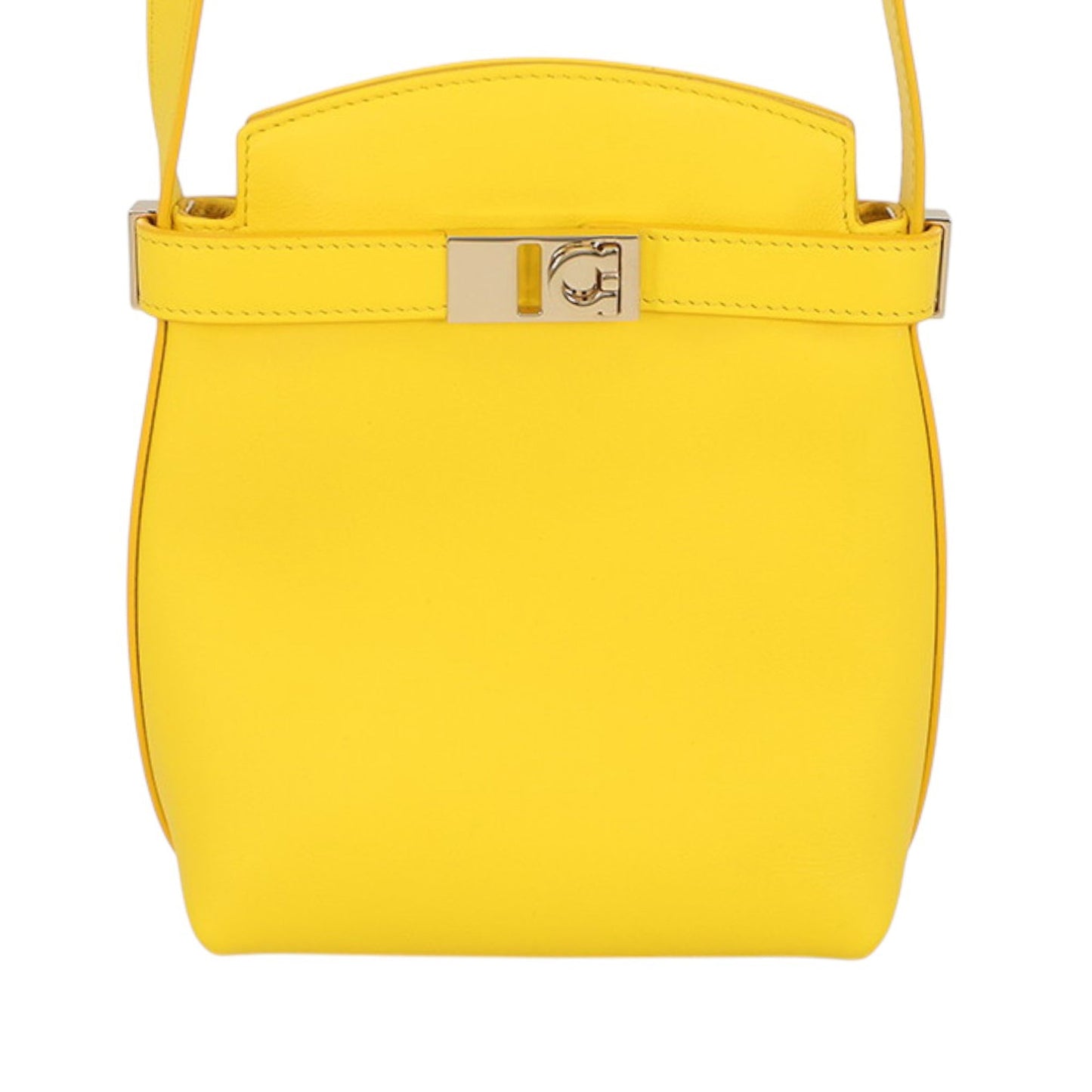 Ferragamo Leather Gancini Hug Phone Holder Crossbody