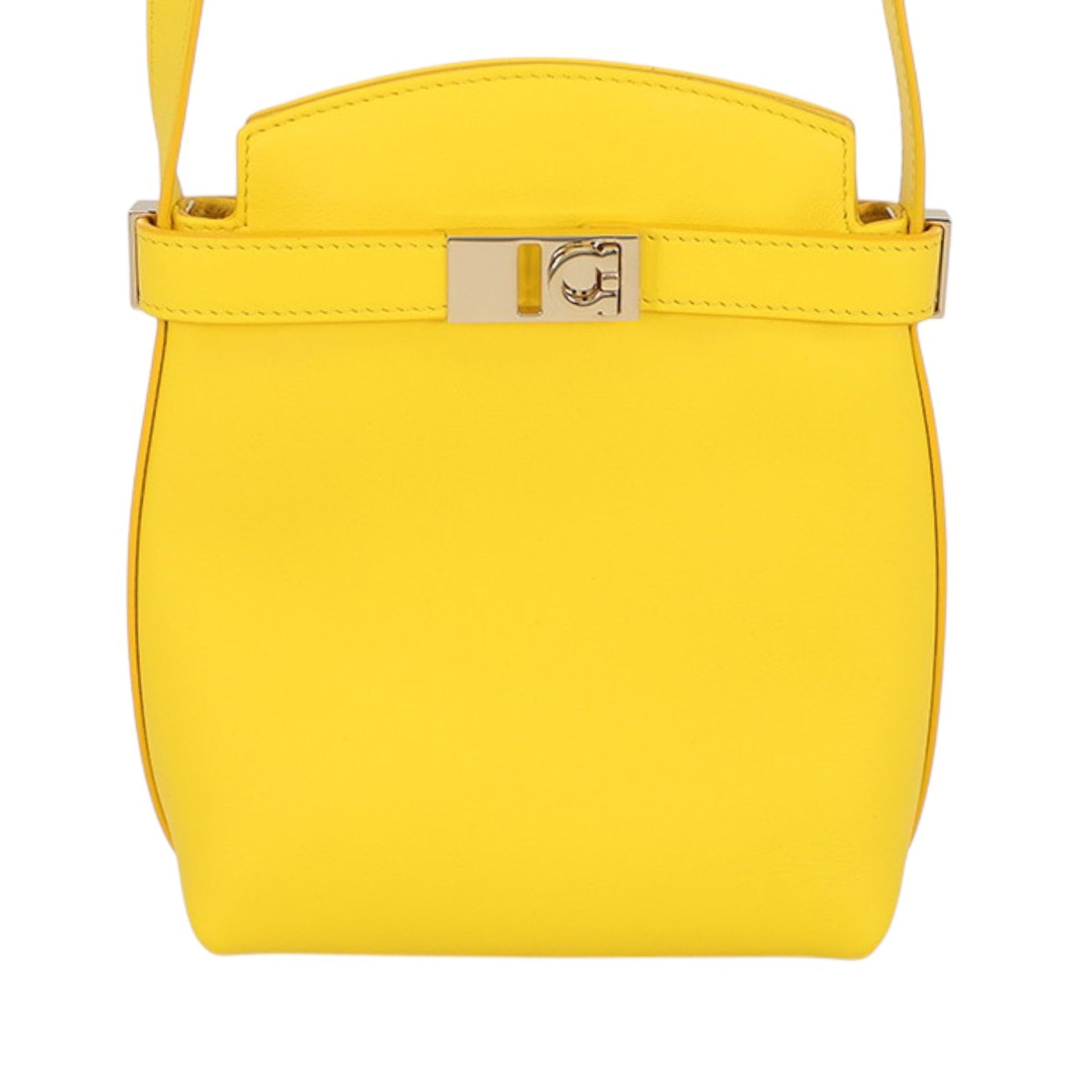 Ferragamo Leather Gancini Hug Phone Holder Crossbody