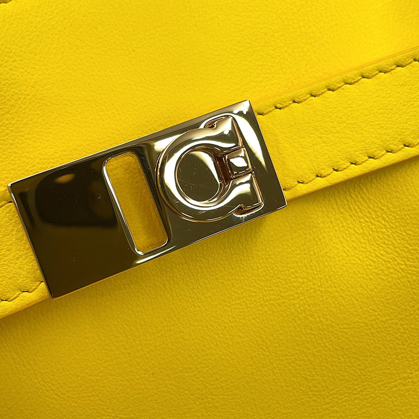 Ferragamo Leather Gancini Hug Phone Holder Crossbody